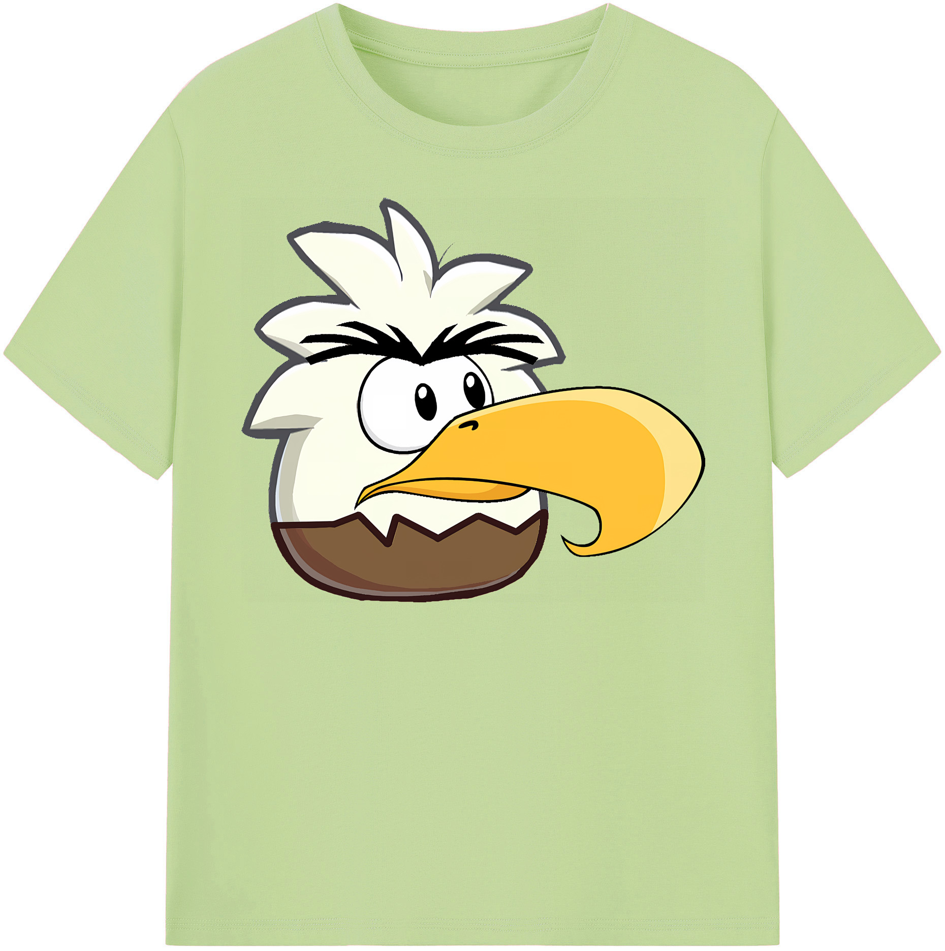 （画像用） Angry Birds アングリーバード 綿100％半袖Tシャツ（フロントプリント）